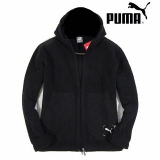 プーマ(PUMA)の【PUMA/プーマ】裏フリース ジップアップパーカー ボアブルゾン（L・ブラック(パーカー)