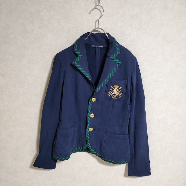 アタリ RALPH 金ボタン スウェット サイズL テーラードジャケット