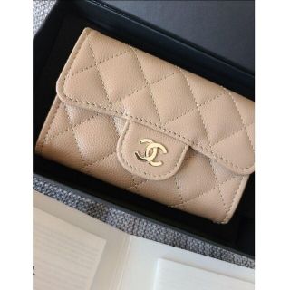 完売品！CHANEL　コインパース　ミニ財布　カードホルダー　ベージュ