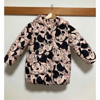 エイチアンドエム(H&M)のあかり様専用 H&M ミニー ダウンジャケット ピンク 女の子 アウター(ジャケット/上着)