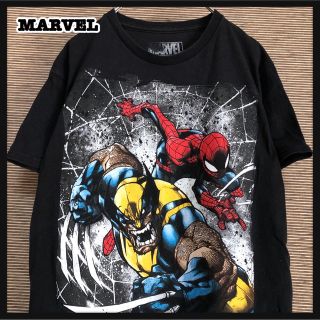 マーベル(MARVEL)の【マーベル】半袖Tシャツ　スパイダーマン　ウルバリン　アメコミ　キャラクター16(Tシャツ/カットソー(半袖/袖なし))