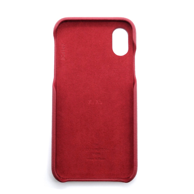 LOUIS VUITTON(ルイヴィトン)のルイ ヴィトン バンパー X / XS アンプラント スカーレット 赤 M69025 iPhone ケース スマホ/家電/カメラのスマホアクセサリー(iPhoneケース)の商品写真