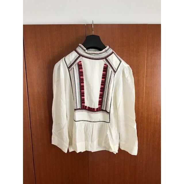 Isabel Marant(イザベルマラン)のISABEL MARANT ETOILE 刺繍 ブラウス シャツ レディースのトップス(シャツ/ブラウス(長袖/七分))の商品写真