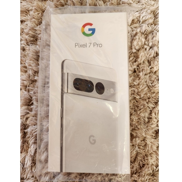 Google pixel 7pro 128gb snow 新品未開封品