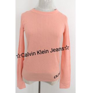 シーケーカルバンクライン(ck Calvin Klein)の新品★Calvin Klein Jeans★薄手リブニット　日本未入荷⁉(カットソー(長袖/七分))