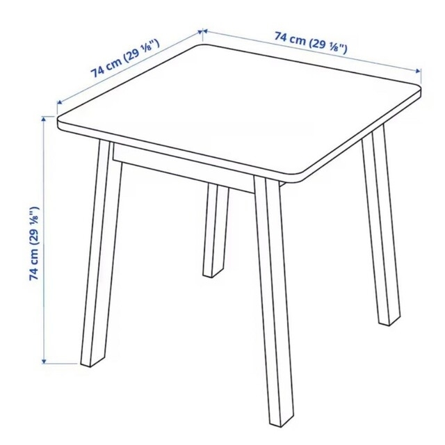 IKEA(イケア)のIKEA イケア NORRÅKER ノッルオーケル テーブル インテリア/住まい/日用品の机/テーブル(ダイニングテーブル)の商品写真