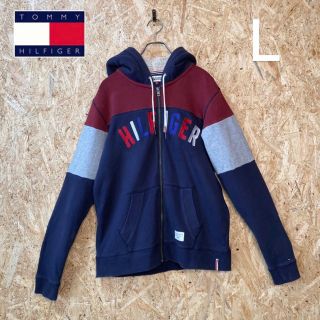 トミーヒルフィガー(TOMMY HILFIGER)のTommy Hilfiger スウェットパーカー HILFIGER 刺繍ロゴ(スウェット)