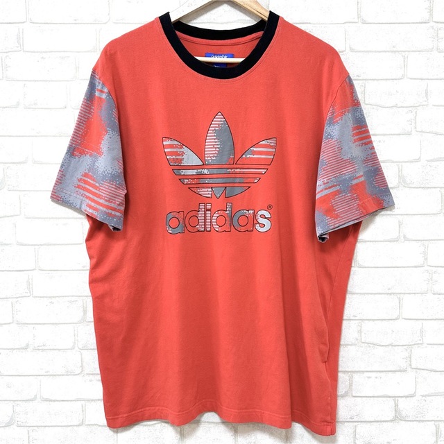 adidas(アディダス)のadidas アディダス 美色 切り替え トレフォイルロゴ Tシャツ メンズのトップス(Tシャツ/カットソー(半袖/袖なし))の商品写真