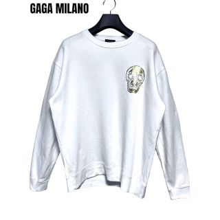 ガガミラノ(GaGa MILANO)の匿名発送　美品　GAGA MILANO プリントデザイントレーナー　スウェットM(スウェット)