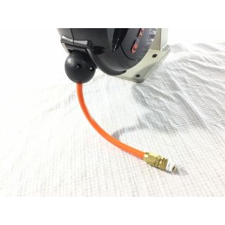 ☆美品☆三協リール TRIENS エアホースリール WHC-206A 6.5mm×10mm 6m 最高使用圧1.4MPa エアーホースリール 67239