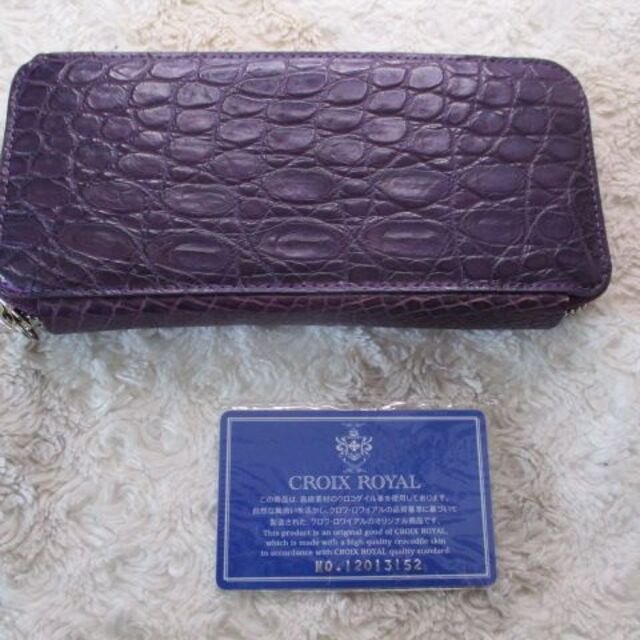 CROIX ROYAL クロコダイル長財布 - 長財布