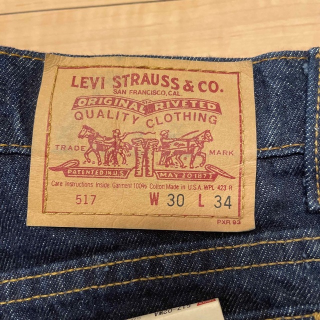 Levi's(リーバイス)の90s デッドストック 米国製 Levi's リーバイス 517 濃紺 デニム メンズのパンツ(デニム/ジーンズ)の商品写真