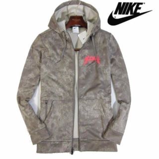 ナイキ(NIKE)の【NIKE/ナイキ】裏フリース ジップアップパーカー メンズMサイズ・セピア色(パーカー)