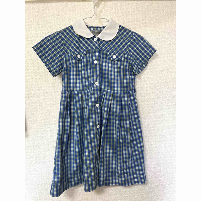 SAEKI YUKIMORI ワンピース 120 チェック柄 キッズ/ベビー/マタニティのキッズ服女の子用(90cm~)(ワンピース)の商品写真