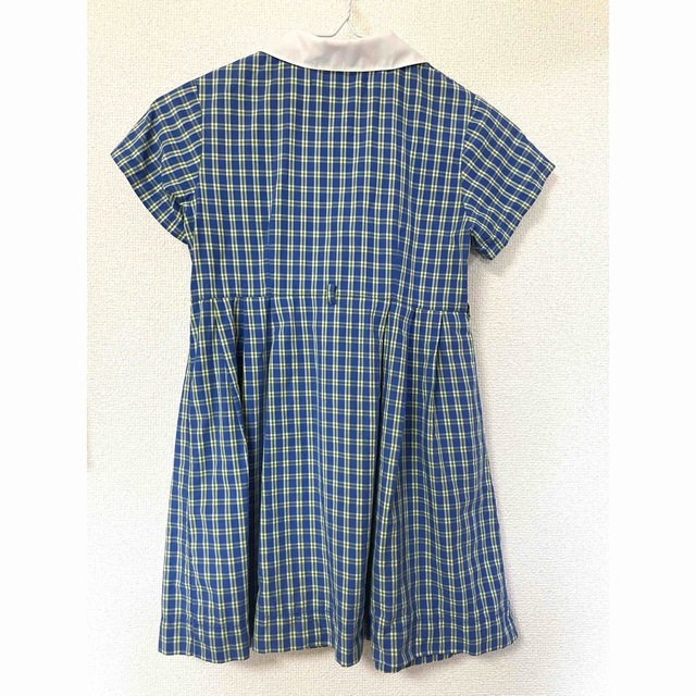 SAEKI YUKIMORI ワンピース 120 チェック柄 キッズ/ベビー/マタニティのキッズ服女の子用(90cm~)(ワンピース)の商品写真