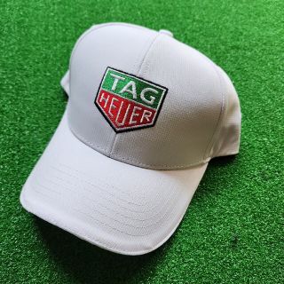 タグホイヤー(TAG Heuer)の値下げ！新品非売品■タグホイヤーTAG Heuerキャップ白帽子ゴルフでも！(キャップ)