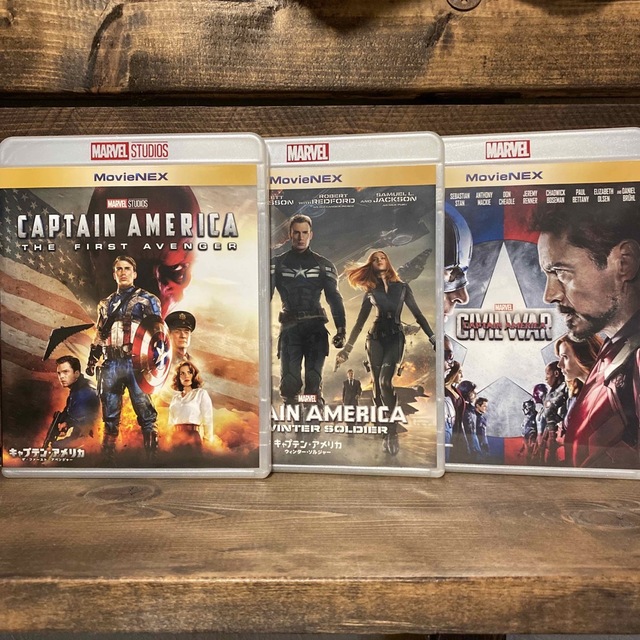 【セット販売】キャプテン・アメリカ 3シリーズ