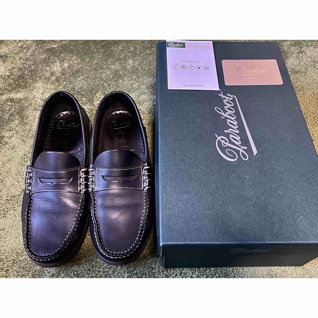 雑誌で紹介された Paraboot × tenbox coraux marine パラブーツ