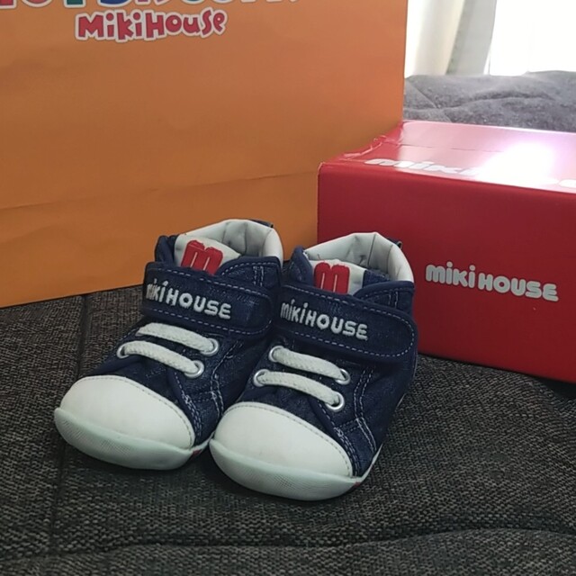 mikihouse(ミキハウス)のミキハウス💗ファーストシューズ キッズ/ベビー/マタニティのベビー靴/シューズ(~14cm)(スニーカー)の商品写真