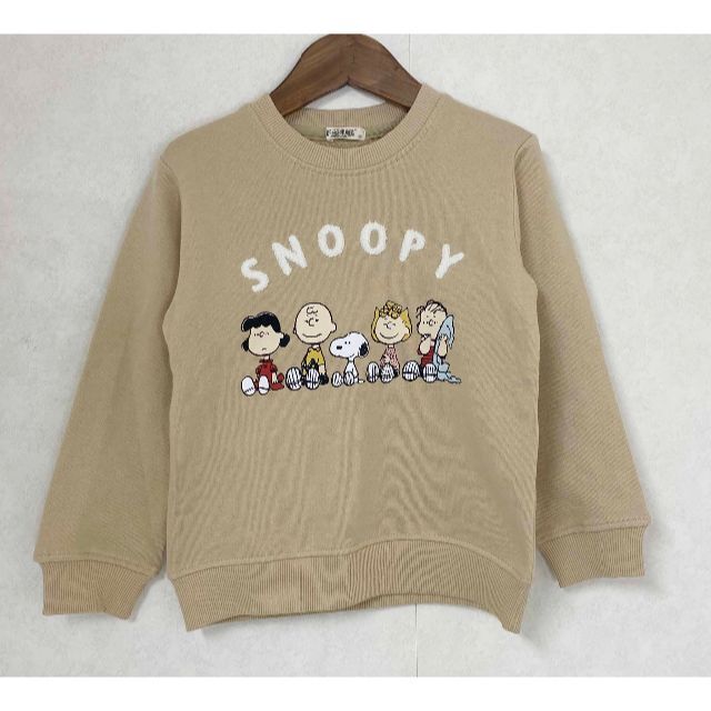 SNOOPY(スヌーピー)の新品 2枚組 110 ★ スヌーピー キッズ トレーナー 裏毛 SNOOPY キッズ/ベビー/マタニティのキッズ服女の子用(90cm~)(Tシャツ/カットソー)の商品写真