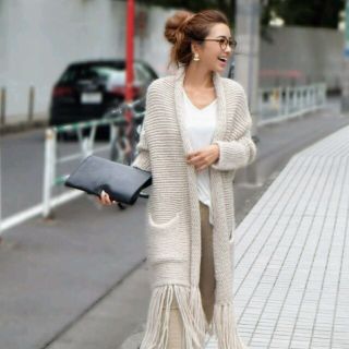 リエンダ(rienda)のeimy istoire

alpaca long knit cardigan(カーディガン)