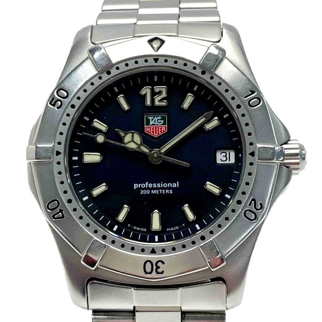 TAG Heuer - ☆☆TAG HEUER タグホイヤー 2000シリーズ プロフェッショナル WK1110 ブラック クォーツ メンズ 腕時計