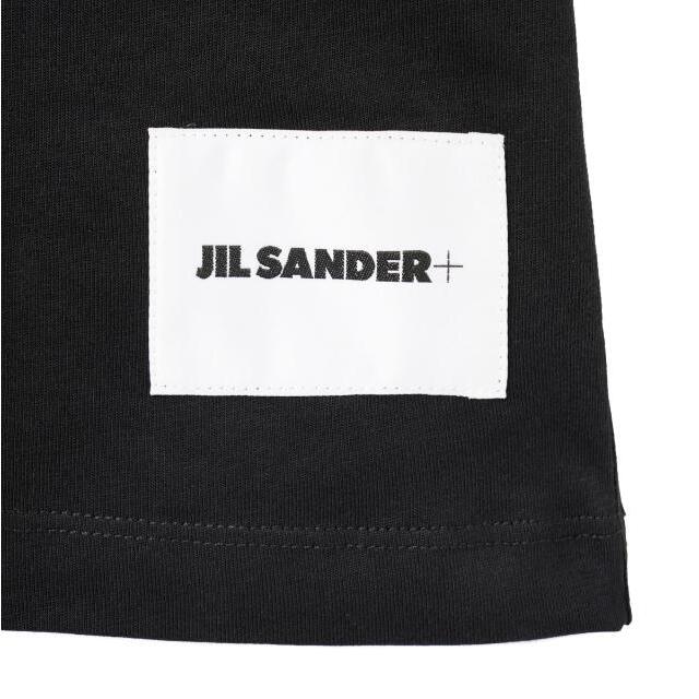 Jil Sander(ジルサンダー)のJIL SANDER ジルサンダー クルーネックTシャツ メンズ BLACK メンズのトップス(Tシャツ/カットソー(半袖/袖なし))の商品写真