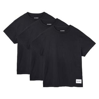 ジルサンダー(Jil Sander)のJIL SANDER ジルサンダー クルーネックTシャツ メンズ BLACK(Tシャツ/カットソー(半袖/袖なし))