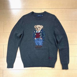 ポロラルフローレン(POLO RALPH LAUREN)のラルフローレン　ポロベア　ニット　（グレー）(ニット/セーター)