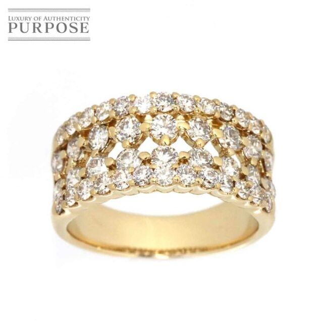 リング 14.5号 ダイヤ 2.00ct K18 YG イエローゴールド 750 指輪 VLP リング 14.5号 ダイヤ 2.00ct K18 YG イエローゴールド 750 指輪 VLP