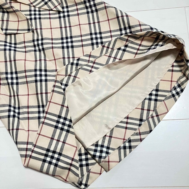 大人気商品 バーバリーブルーレーベル チェック柄ワンピース リボン