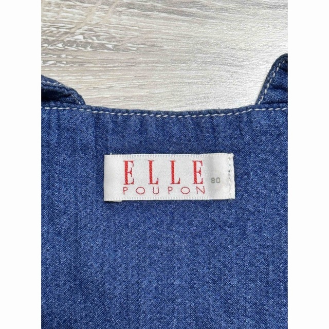 ELLE(エル)のサロペット　80   セット売り キッズ/ベビー/マタニティのベビー服(~85cm)(ロンパース)の商品写真