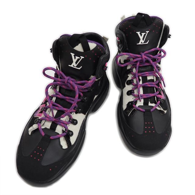 ルイヴィトン LOUIS VUITTON ミレニアムライン アンクルブーツ8.5-