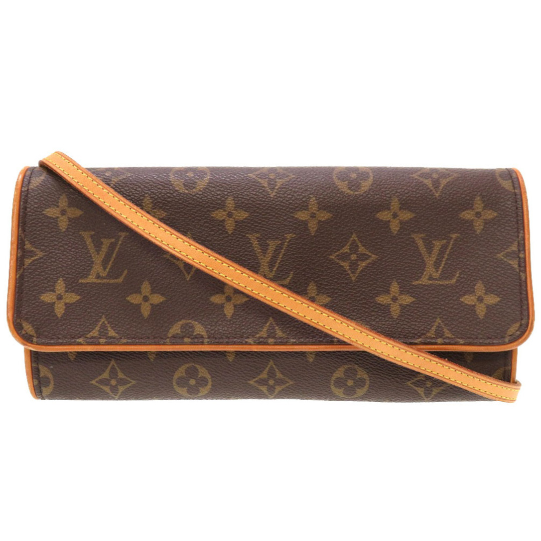 マグネット式内側ルイ ヴィトン モノグラム ポシェットツインGM M51852 ショルダーバッグ バッグ LV 0141  LOUIS VUITTON