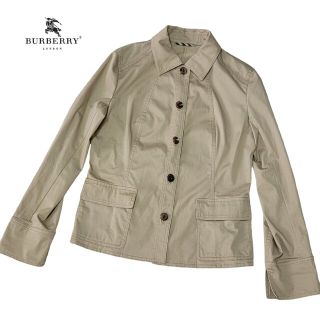 バーバリー(BURBERRY)の【極美品】バーバリー BURBERRY ストレッチコットン ジャケット(ミリタリージャケット)