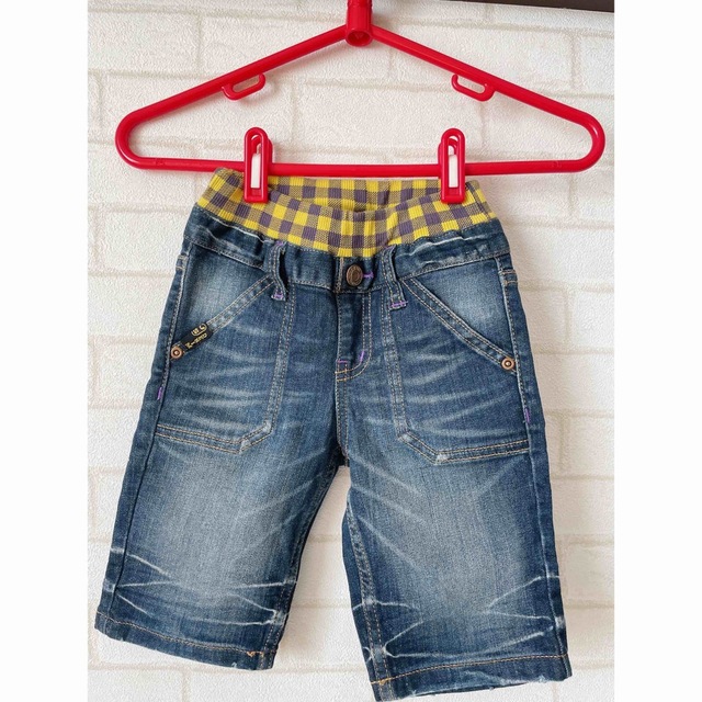 JUNK STORE(ジャンクストアー)のJUNK STORE 95cm ハーフ デニム キッズ/ベビー/マタニティのキッズ服男の子用(90cm~)(パンツ/スパッツ)の商品写真