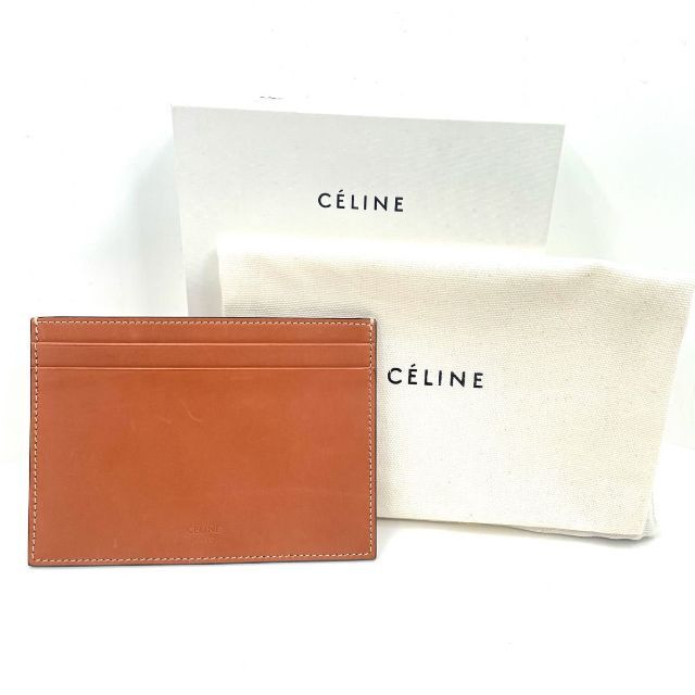 新品未使用☆CELINE セリーヌ カードケース パスケース 名刺入れ ブラウン-