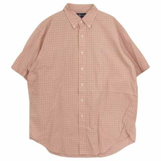 ポロラルフローレン(POLO RALPH LAUREN)のPOLO RALPH LAUREN ポロ・ラルフローレン 長袖シャツ 90s CLASSIC FIT 長袖 チェック シャツ オレンジ系【中古】(シャツ)