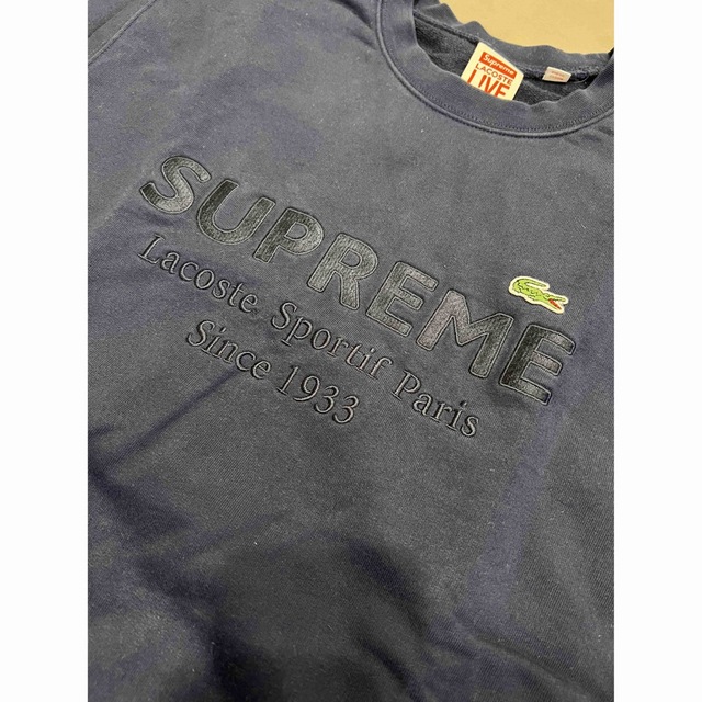 新品未使用⭐︎Supreme LACOSTEクルーネックスウェット