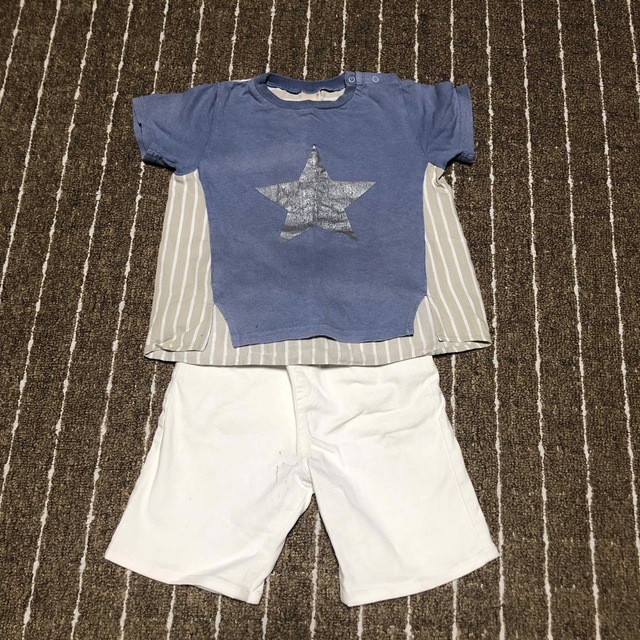 petit main(プティマイン)のプティマイン　Tシャツと半ズボン　110 キッズ/ベビー/マタニティのキッズ服男の子用(90cm~)(Tシャツ/カットソー)の商品写真