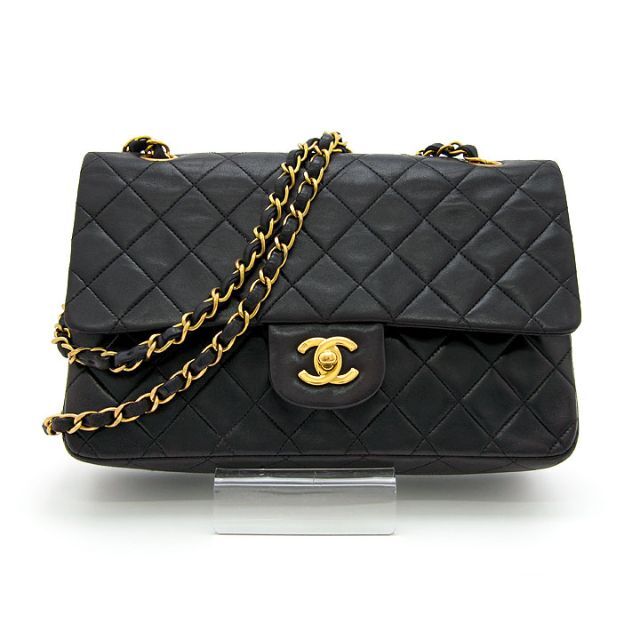 人気激安 良品 - CHANEL シャネル 黒 A01112 チェーンショルダー W