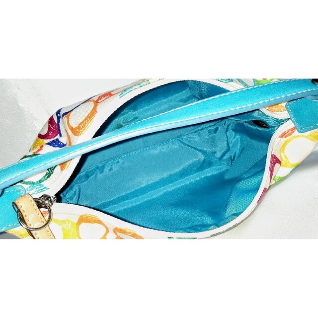 COACH - 【超可愛い!!】COACHシグネチャー/レインボーカラー ポーチ