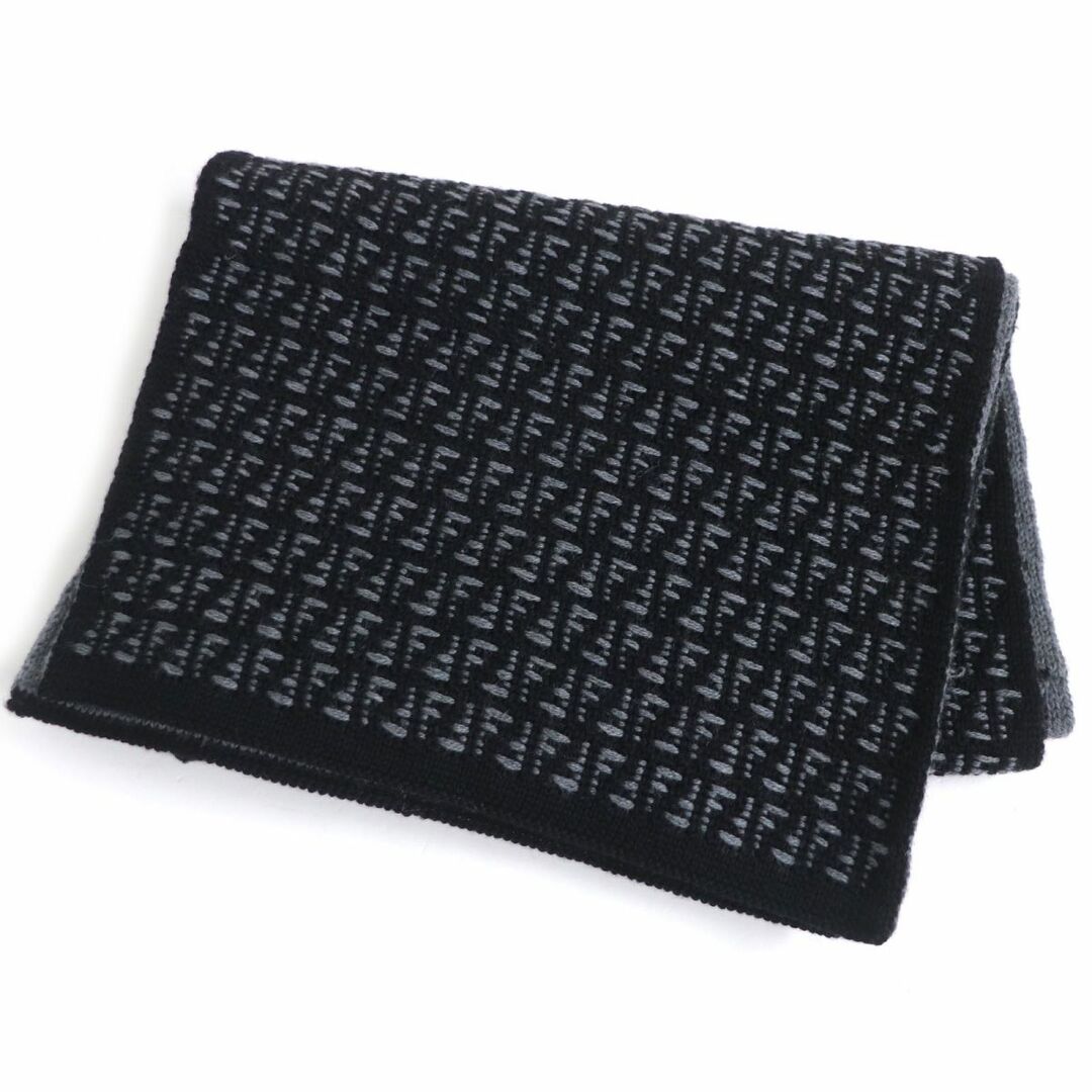 美品□FENDI/フェンディ ズッカ FFロゴ 総柄 ウール100% ニット