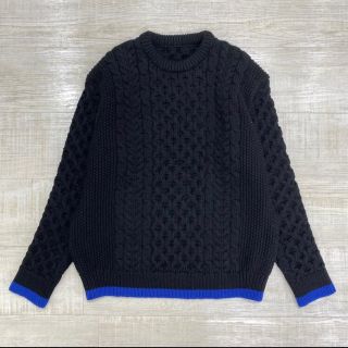 ユニフォームエクスペリメント(uniform experiment)の20aw 美品 ユニフォームエクスペリメント ニット ブラック サイズ 2(ニット/セーター)