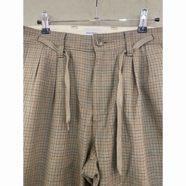 DESCENDANT(ディセンダント)のDESCENDANT DC-3 CHECK TROUSERS (GRAY) メンズのパンツ(ワークパンツ/カーゴパンツ)の商品写真