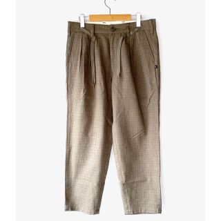 ディセンダント(DESCENDANT)のDESCENDANT DC-3 CHECK TROUSERS (GRAY)(ワークパンツ/カーゴパンツ)