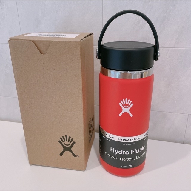 HYDROFLASK ハイドロフラスク ベンツコラボ マグボトル 赤 16oz www