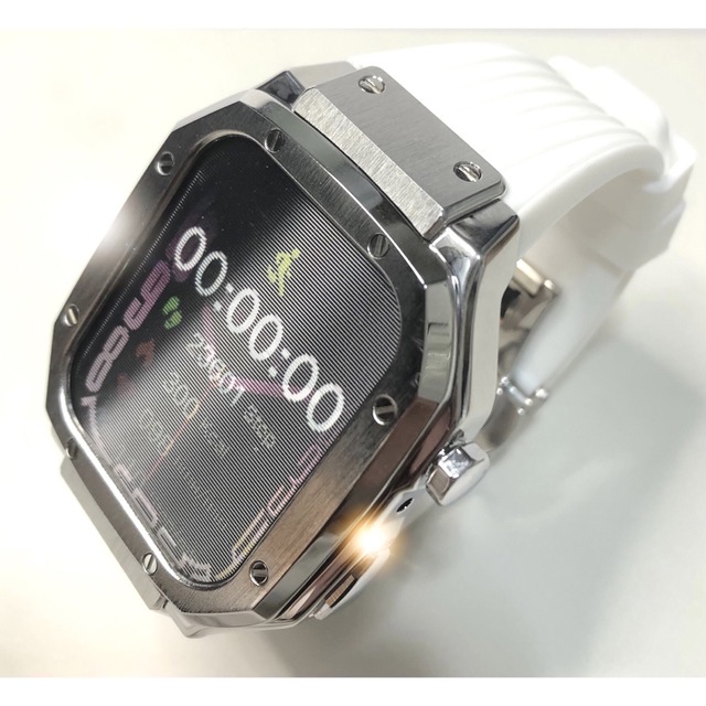 sh★アップルウォッチバンド ラバーベルト カバー　Apple Watch メンズの時計(ラバーベルト)の商品写真