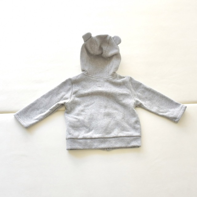 babyGAP(ベビーギャップ)のbabyGAP くま耳フードパーカー オーバーオール どんぐり帽 ダッフィ キッズ/ベビー/マタニティのベビー服(~85cm)(その他)の商品写真