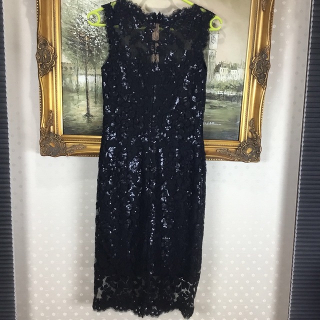 TADASHI SHOJI(タダシショウジ)の新品☆TADASHI SHIJO ブラック　サイズ6【T34】 レディースのワンピース(ひざ丈ワンピース)の商品写真